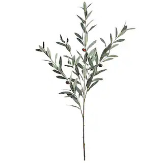 35" Green & Orange Olive Branch Stem by Ashland® | Michaels Stores