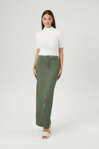 Sweater-Knit Mock Neck Top | Forever 21 (US)