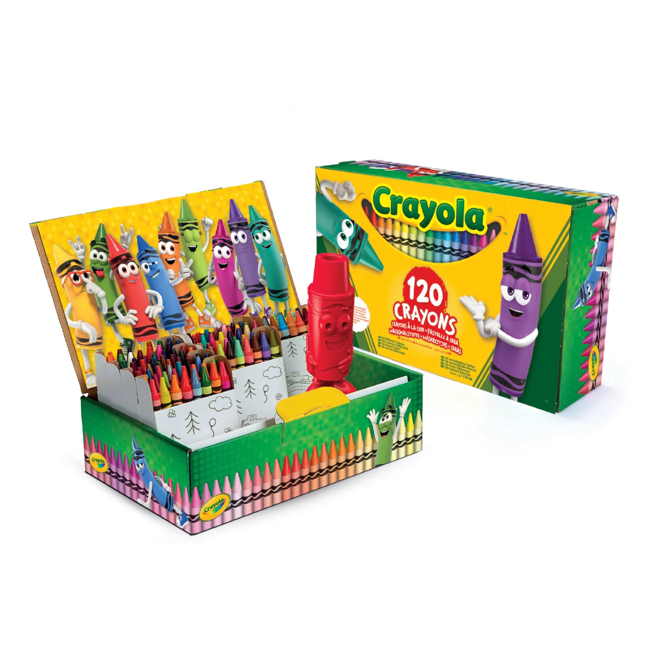 Crayola Giant Box of Crayons, 120-Colors | Walmart (US)