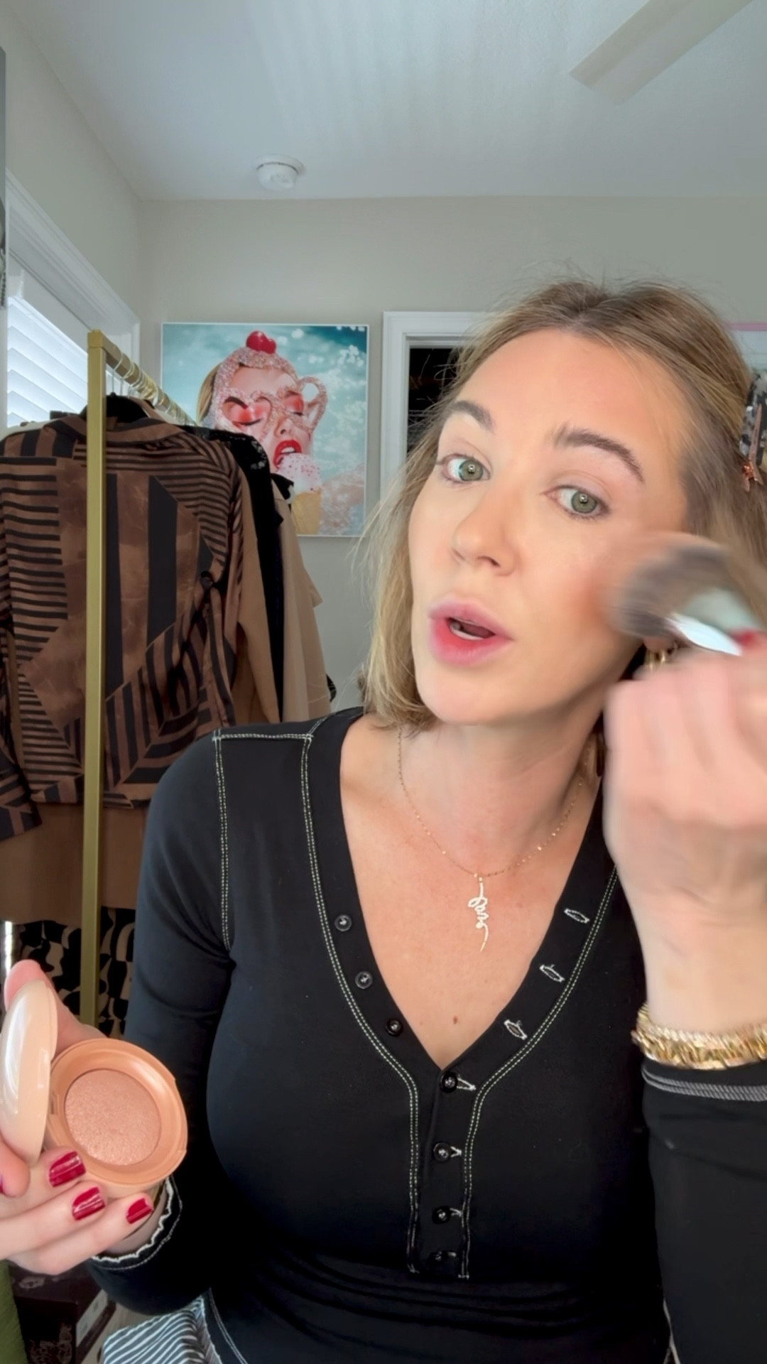 Undereye color corrector: fair
Foundation: 100 light neutral 
Concealer: bisque 
Contour stick: tiger eye
Highlight: mesmerize 

#LTKSaleAlert #LTKBeauty