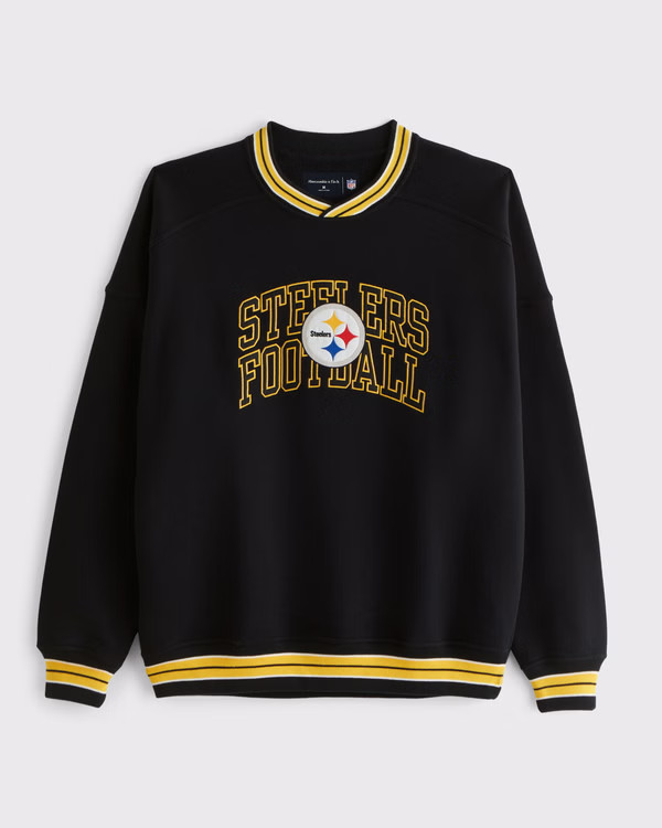 Pittsburgh Steelers Graphic Crew Sweatshirt | Abercrombie & Fitch (US)