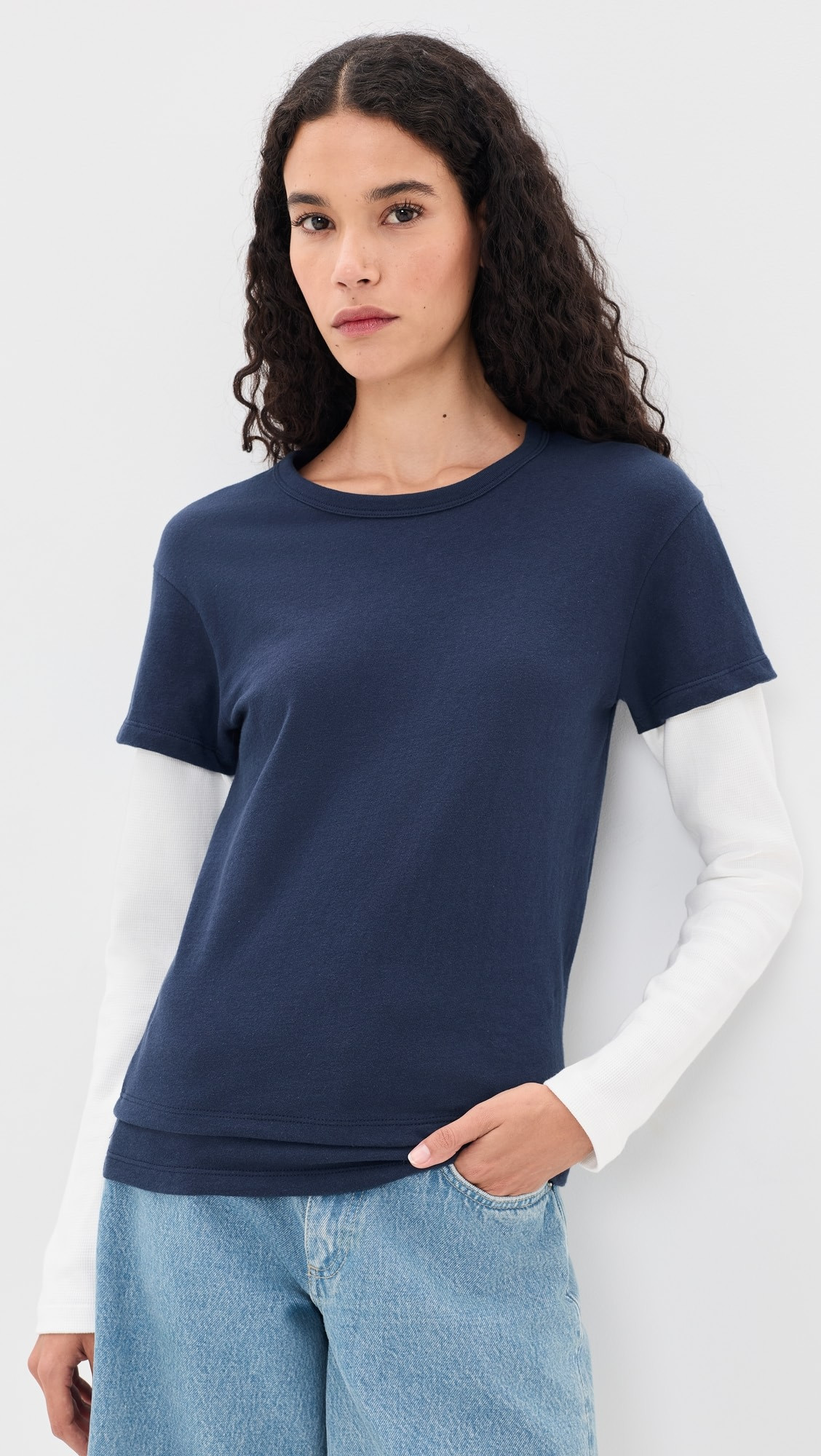 EB Denim Rory Layered Long Sleeve Tee | Shopbop | Shopbop