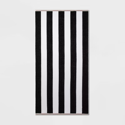 Reversible Cabana Striped Beach Towel - Sun Squad™ | Target
