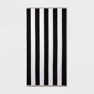 Reversible Cabana Striped Beach Towel - Sun Squad™ | Target