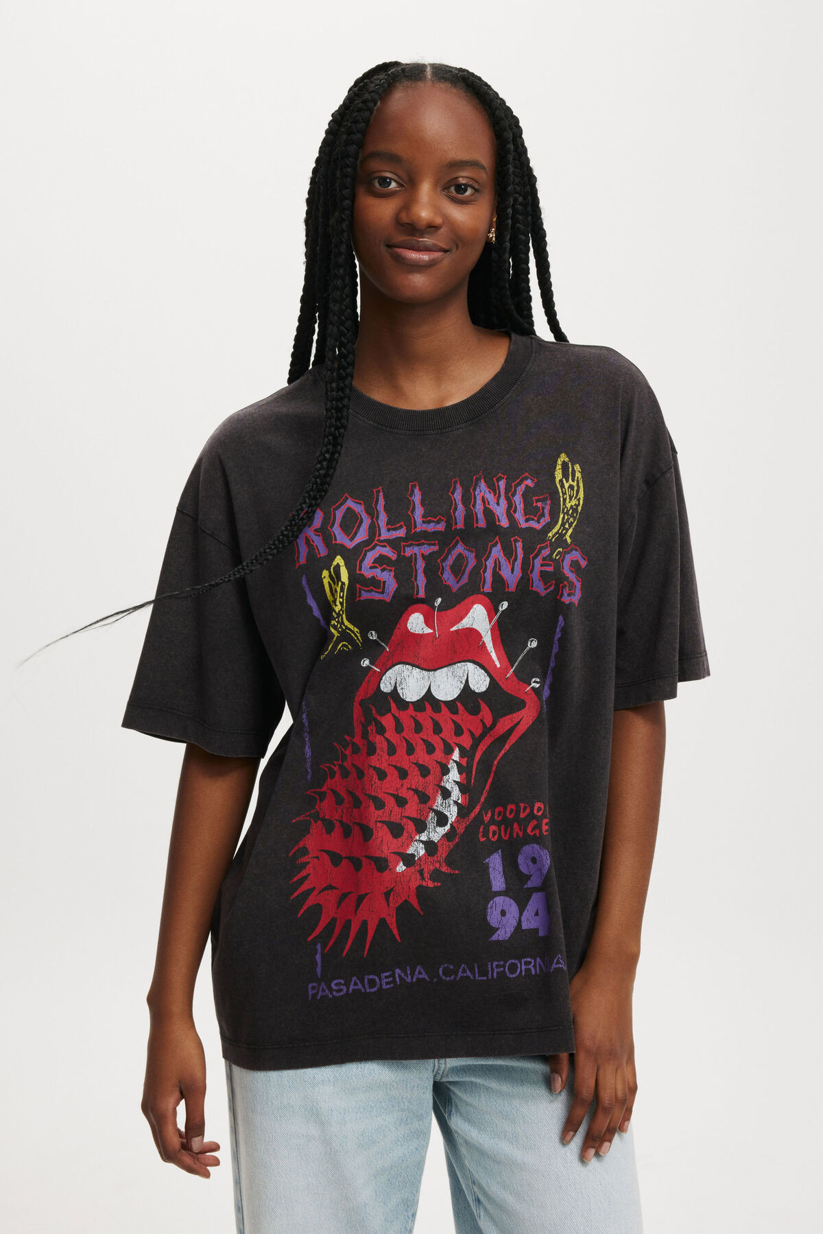Rolling Stones Boxy Graphic Tee | Cotton On (US)