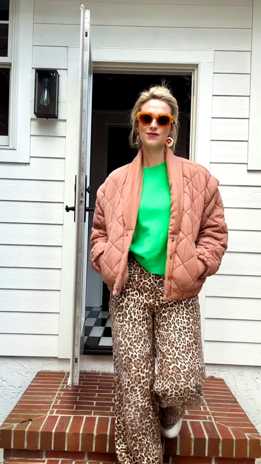 When I’m thinking “I’ll just wear leggings” I remember I have jeans probably more comfortable and definitely more stylish. These glasses are a #blaireadie suggestion and I do really love- 2 for $16?! Can’t beat that. 
#amazonfinds #leopardjeans #quiltedjacket #freepeople #cashmeresweater #whatiwore #ootd #momootd

#LTKTall #LTKootd #LTKmomlife