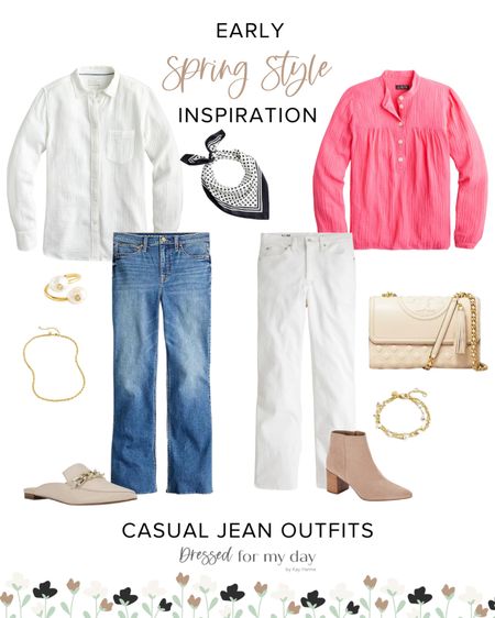 Casual jean outfits from J.Crew to get you ready for spring! 🌷

#LTKstyletip #LTKSeasonal #LTKFind