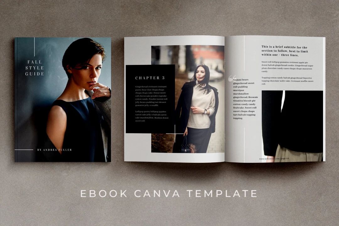 DUNES  Canva Ebook Template for Bloggers and Course Creators - Etsy | Etsy (US)