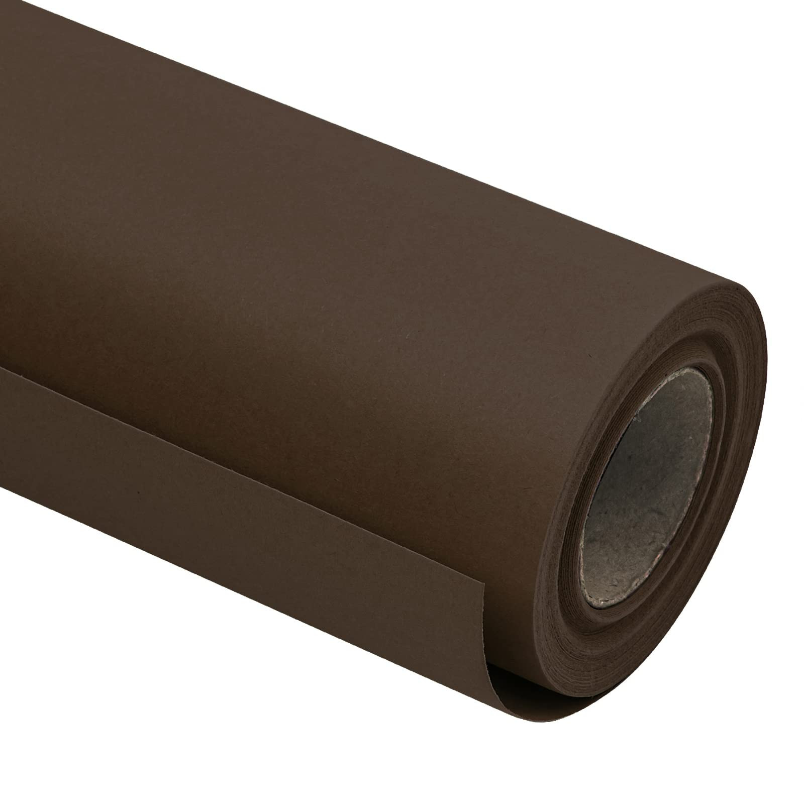 RUSPEPA 30"x 393"(32.8') Chocolate Brown Kraft Wrapping Paper Large Jumbo Roll, Recyclable Art Gi... | Amazon (US)
