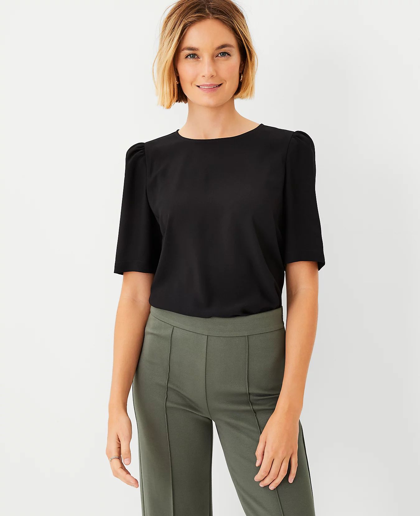 Puff Sleeve Top | Ann Taylor (US)