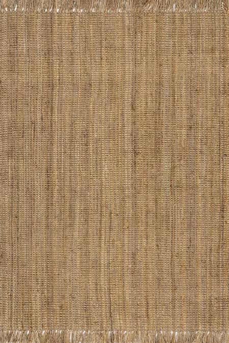 Natural Chunky Jute Tasseled Area Rug | Rugs USA