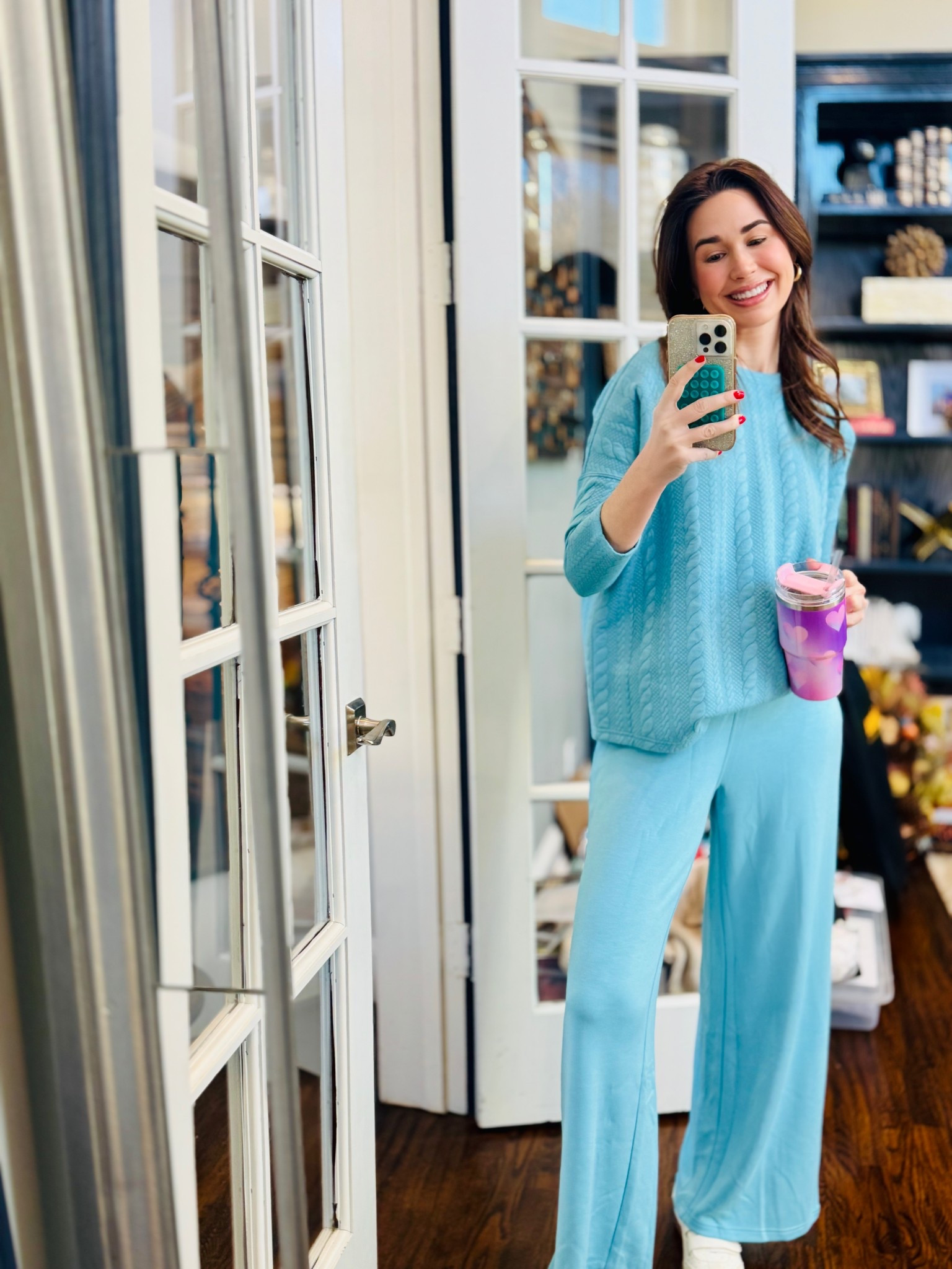 Scooped up this beautiful sky blue athleisure set during the tuckernuck sample sale and am obsessed! I got everything that came in this color combo and can’t wait to mix and match. It’s so pretty for a spring! The best part is it’s still marked down to sample sale prices! 

#LTKSaleAlert #LTKOver40 #LTKActive