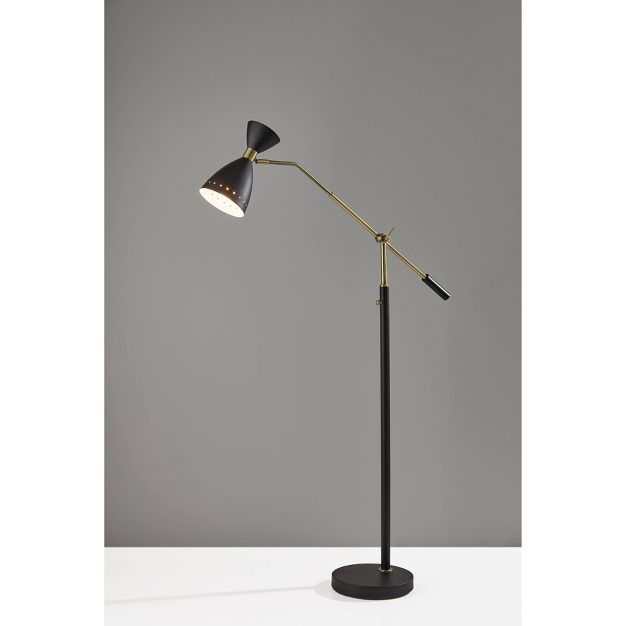 Oscar Adjustable Floor Lamp Black - Adesso | Target