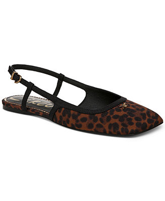 Women's Allie Slingback Square-Toe Flats | Macy's