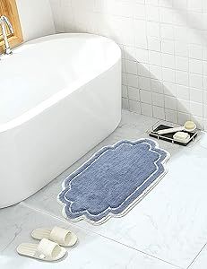 Home Weavers Allure Collection 100% Cotton Tufted Bathroom Rug, Soft and Absorbent Bath Rugs, Non... | Amazon (US)