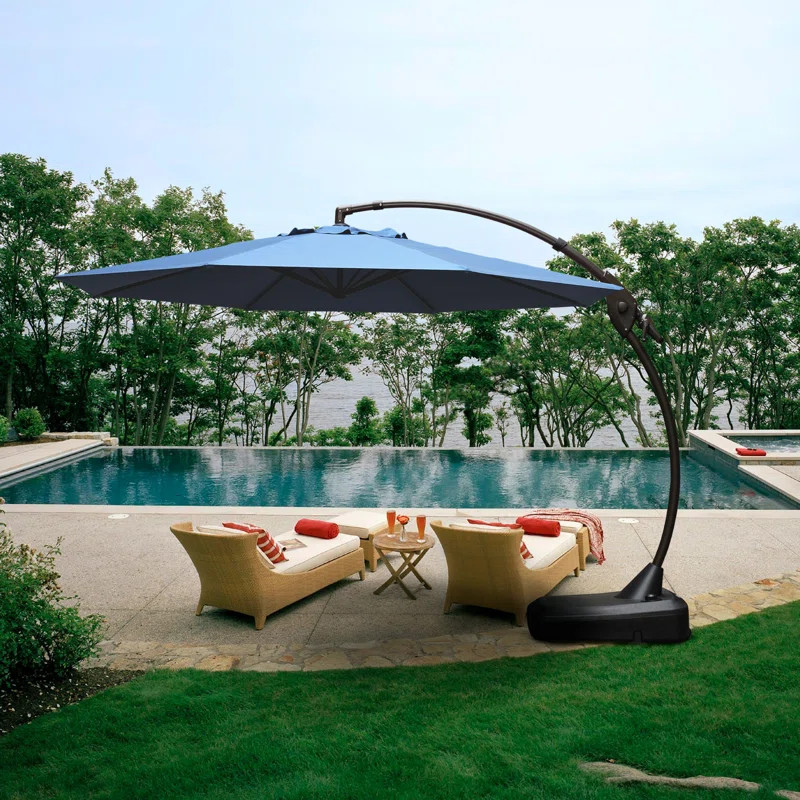 Harry-Charles 138" Cantilever Sunbrella Umbrella | Wayfair North America