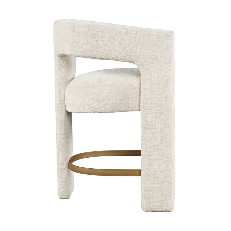 Carline Upholstered 25'' Counter Stool | Wayfair North America