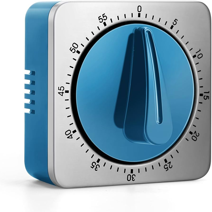 Kitchen Timers for Cooking, Chef Cooking Timer Clock with Loud Alarm,100% Mechanical Desk Timer -... | Amazon (US)