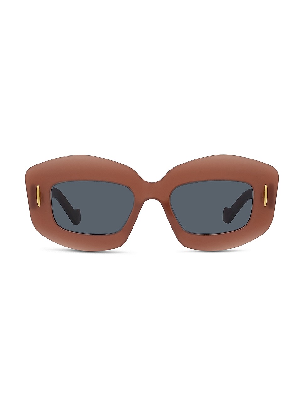 Chunky Anagram 49MM Rectangular Sunglasses | Saks Fifth Avenue