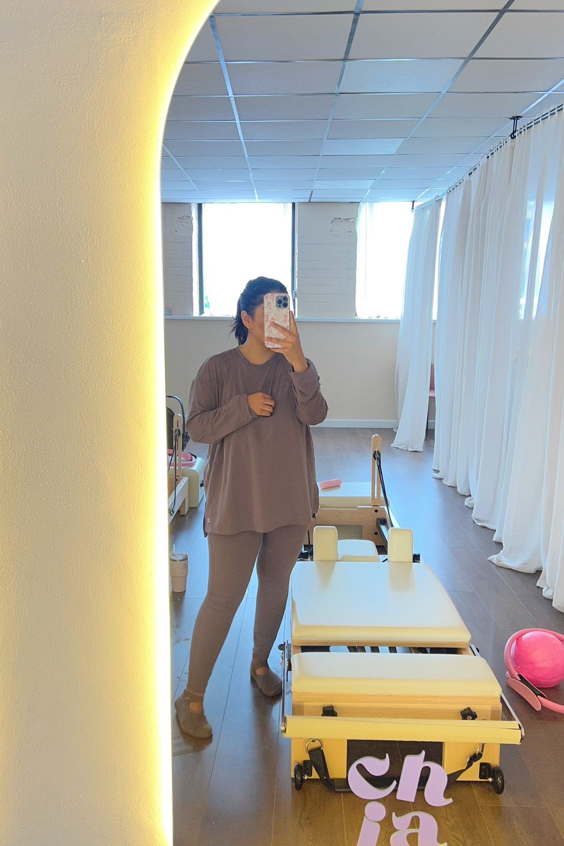 love my new sweaty betty pilates activewear set 