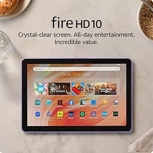 Amazon Fire HD 10 tablet (newest model) built for relaxation, 10.1" vibrant Full HD screen, octa-... | Amazon (US)