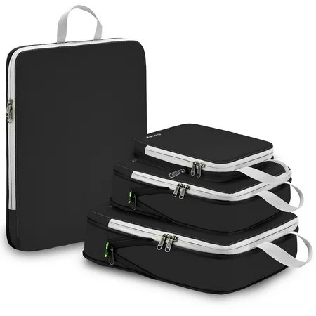 Gonex Durable Compression Packing Cubes Set, Expandable Packing Organizers 4pcs | Walmart (US)