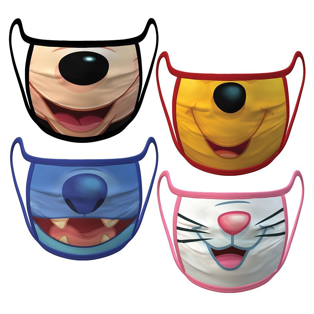 Disney Cloth Face Masks 4-Pack Set – Pre-Order | Disney Store