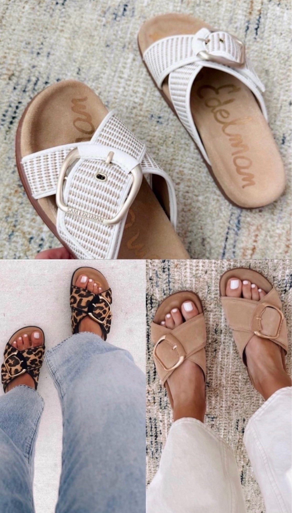These sandals are the definition of everyday summer comfort. They have a cushioned footbed, adjustable buckle, and come in several neutral prints that pair with everything from denim to linen.

Comfortable sandals, Everyday sandals, Summer shoes, Sam Edelman sandals, Neutral sandals, Vacation style, Casual outfit, Spring and summer fashion, Wardrobe staples, annabrstyle

#LTKootd #LTKSeasonal #LTKTravel