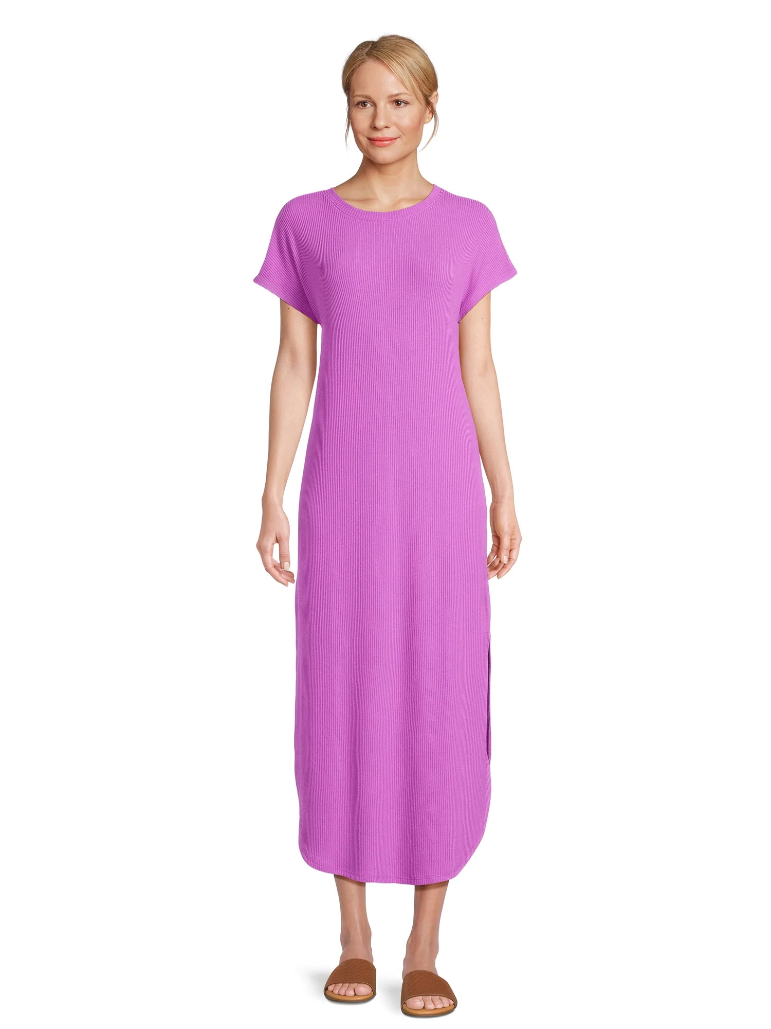 Time and Tru Women's Rib Maxi | Walmart (US)