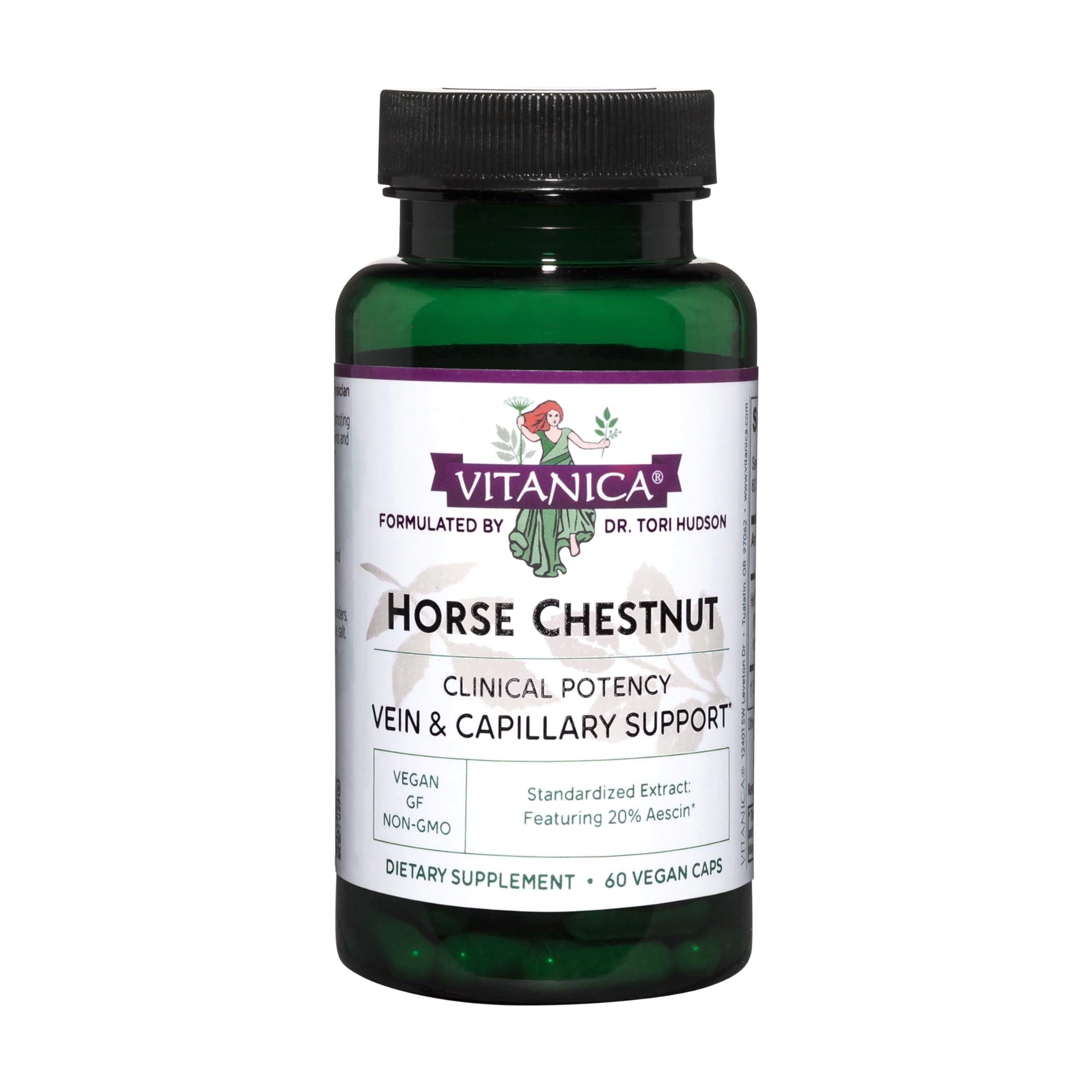 Vitanica, Horse Chestnut, Promotes Vein and Capillary Strength & Circulation, Vegan, 60 Capsules | Amazon (US)