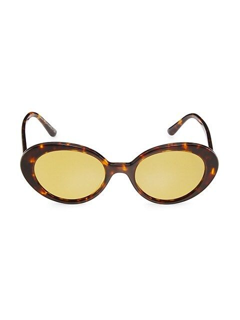 Oliver Peoples X The Row 50MM Parquet Oval Sunglasses | Saks Fifth Avenue