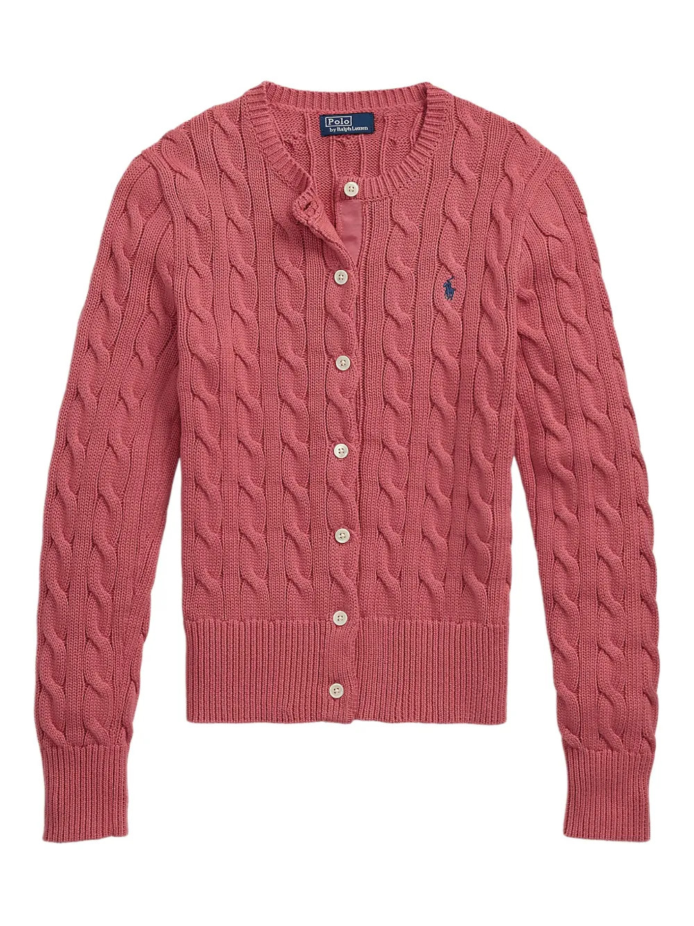 Polo Ralph Lauren cable-knit Cardigan | Pink | FARFETCH | Farfetch Global