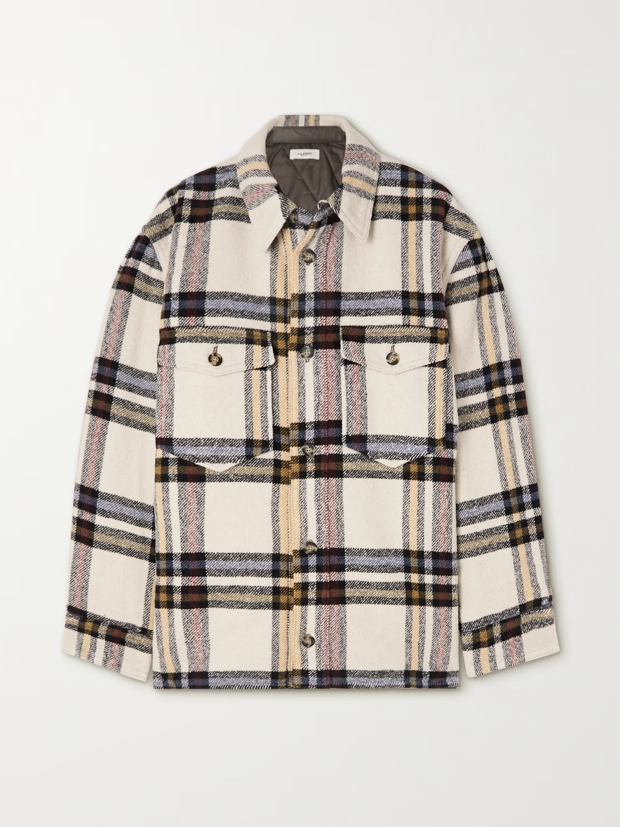 Ervey checked flannel jacket | NET-A-PORTER (UK & EU)