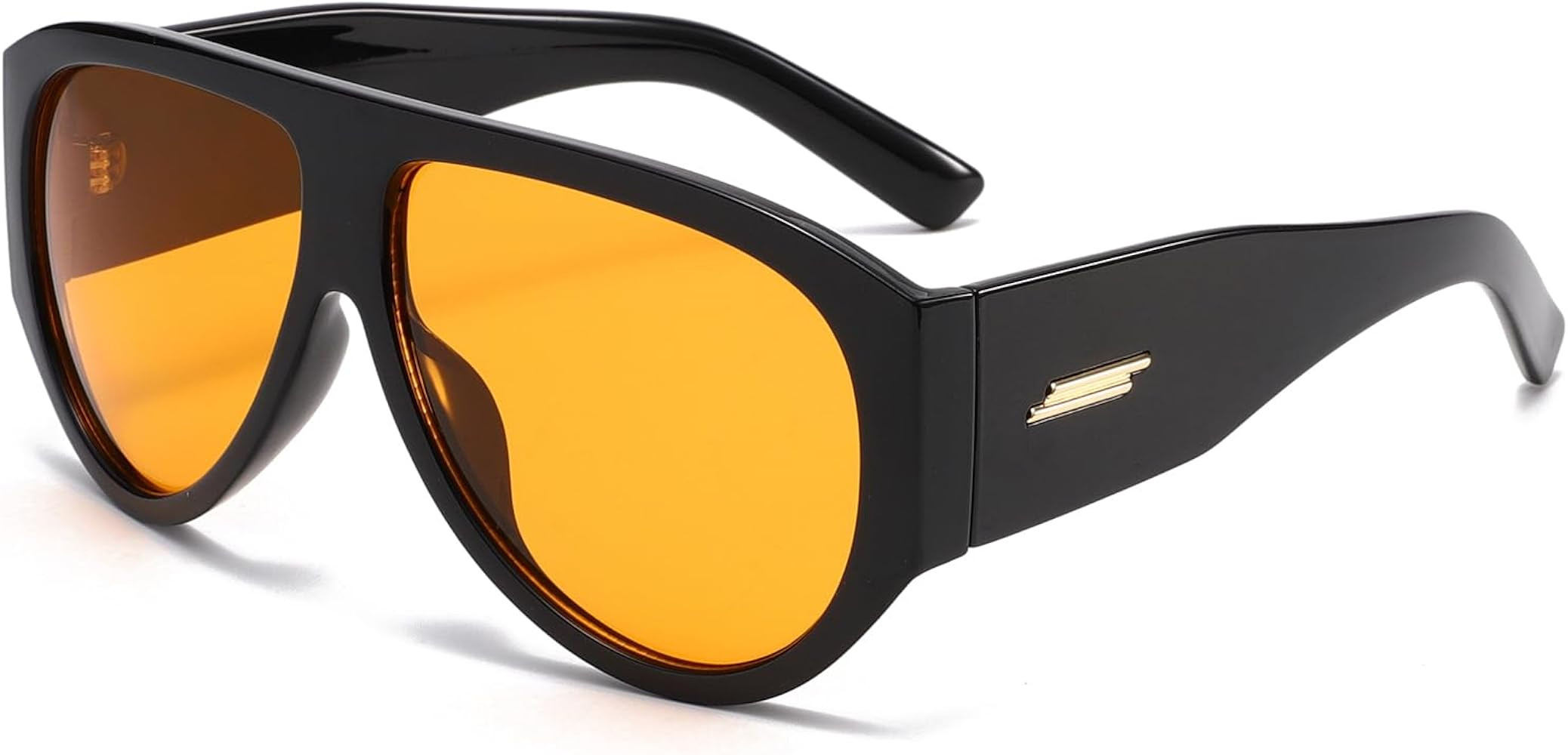 YAMEIZE Retro Sonnenbrille f\u00fcr Damen Herren 70er Jahre Pilot Vintage Gro\u00dfe Ecking Rahme... | Amazon (DE)