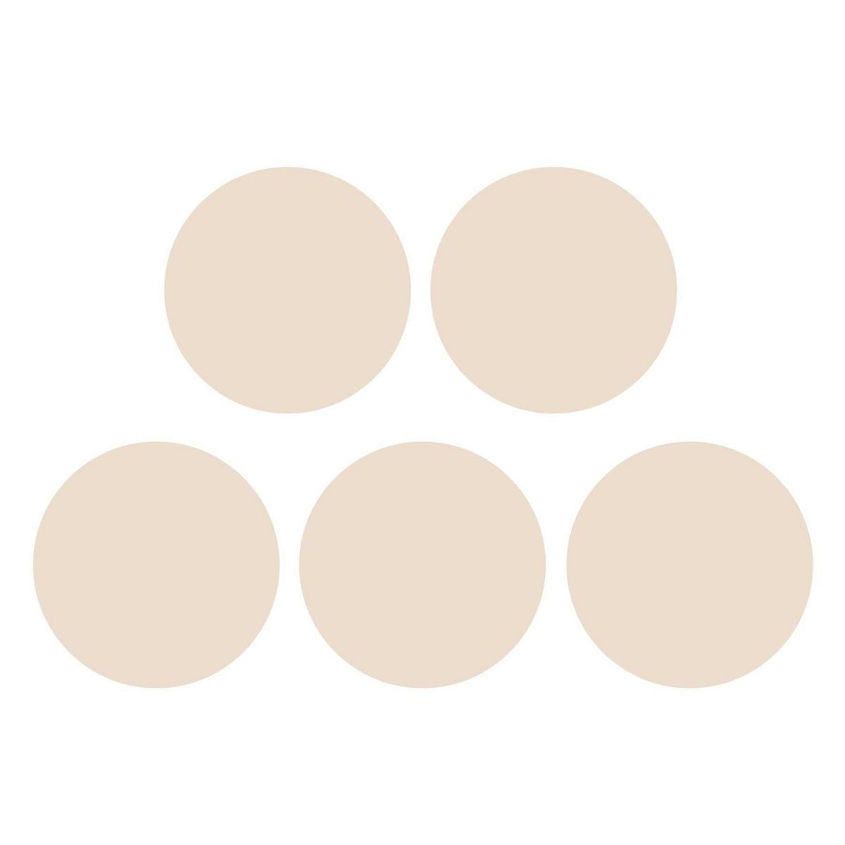 Tempaper & Co. Peel and Stick Circle Shape Decals Dry Erase, Ivory | Target