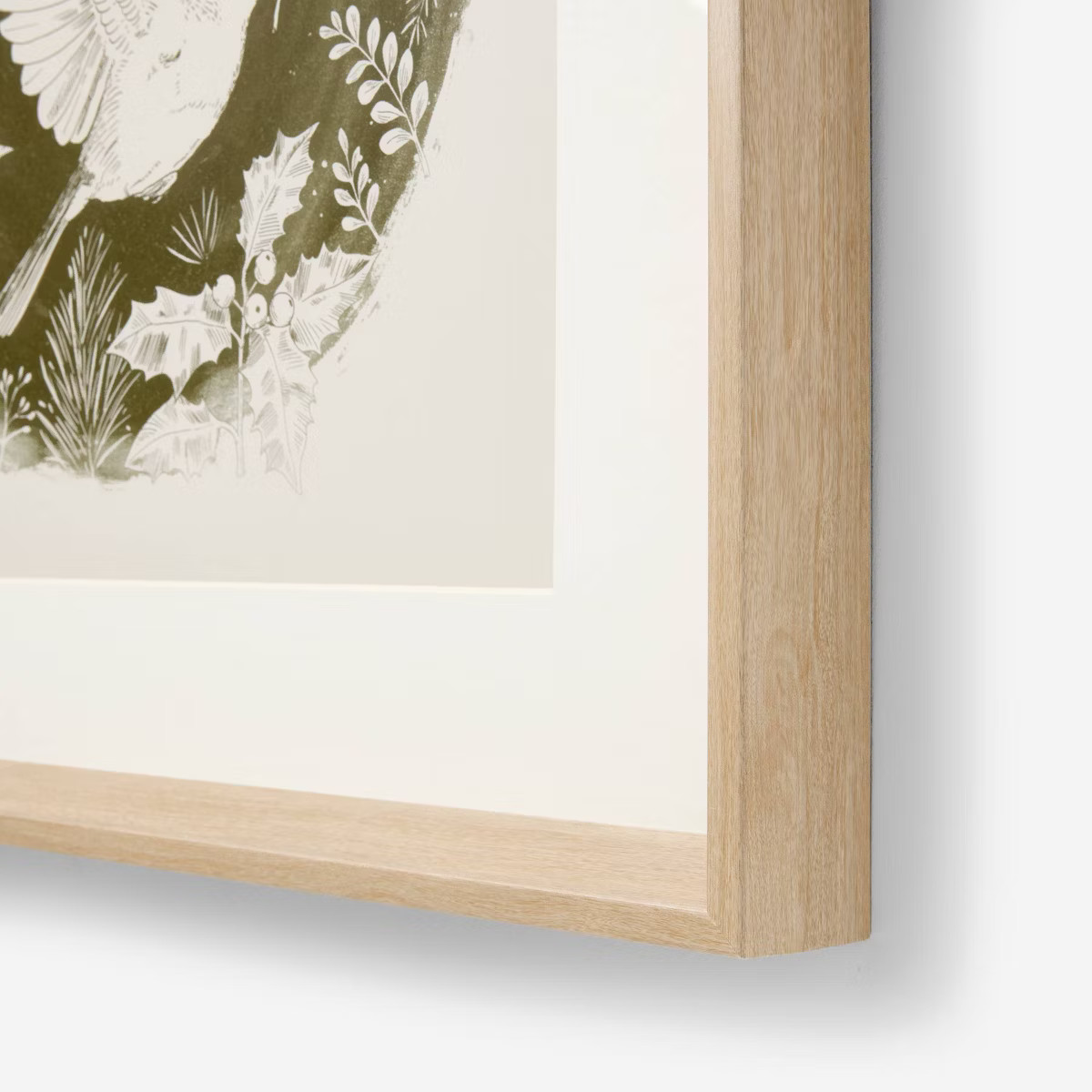 16" x16" Dove Framed Wall Art Print - Threshold™ designed with Studio McGee | Target