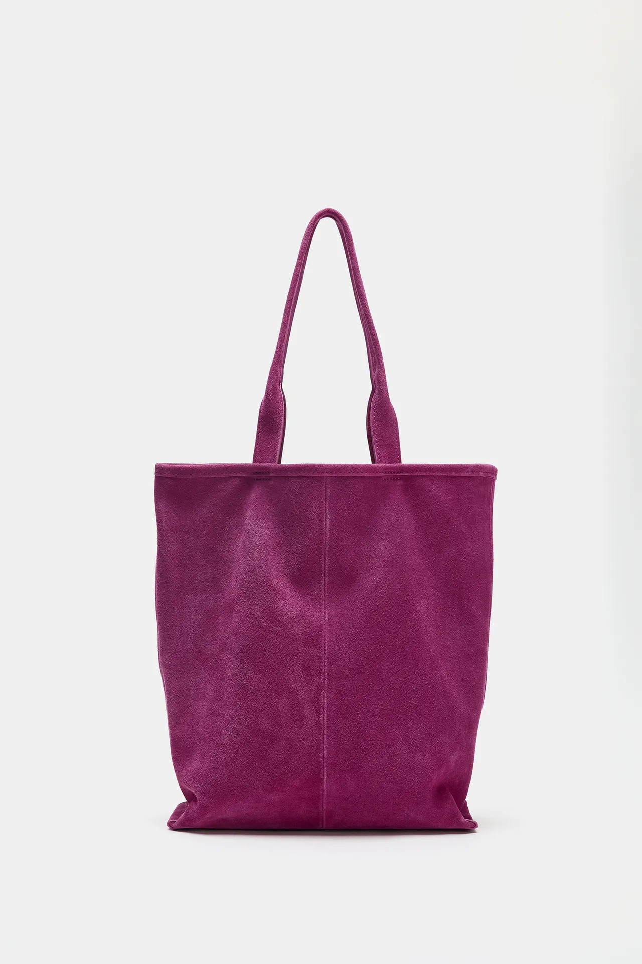 LEATHER SHOPPER BAG | Zara US