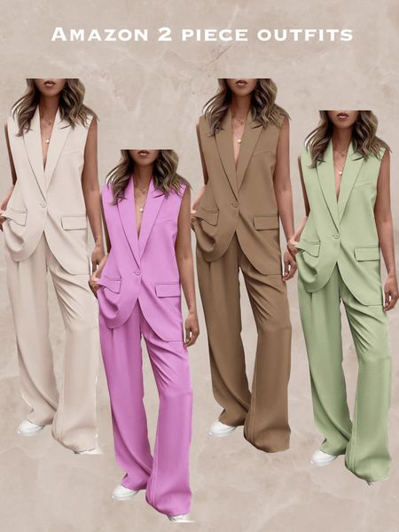 PRETTYGARDEN Women's 2 Piece Outfits, Sleeveless Suit Vest and Wide Leg Pants, Business Casual Blazer Sets




Business casual outfits, work outfits, workwear outfits, amazon 2 piece sets 

#LTKworkwear #LTKSeasonal #LTKfindsunder50