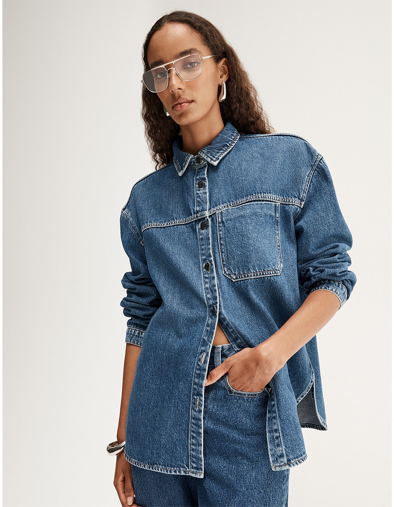 KENNEDY DENIM SHIRT | David Jones (Australia & New Zealand)