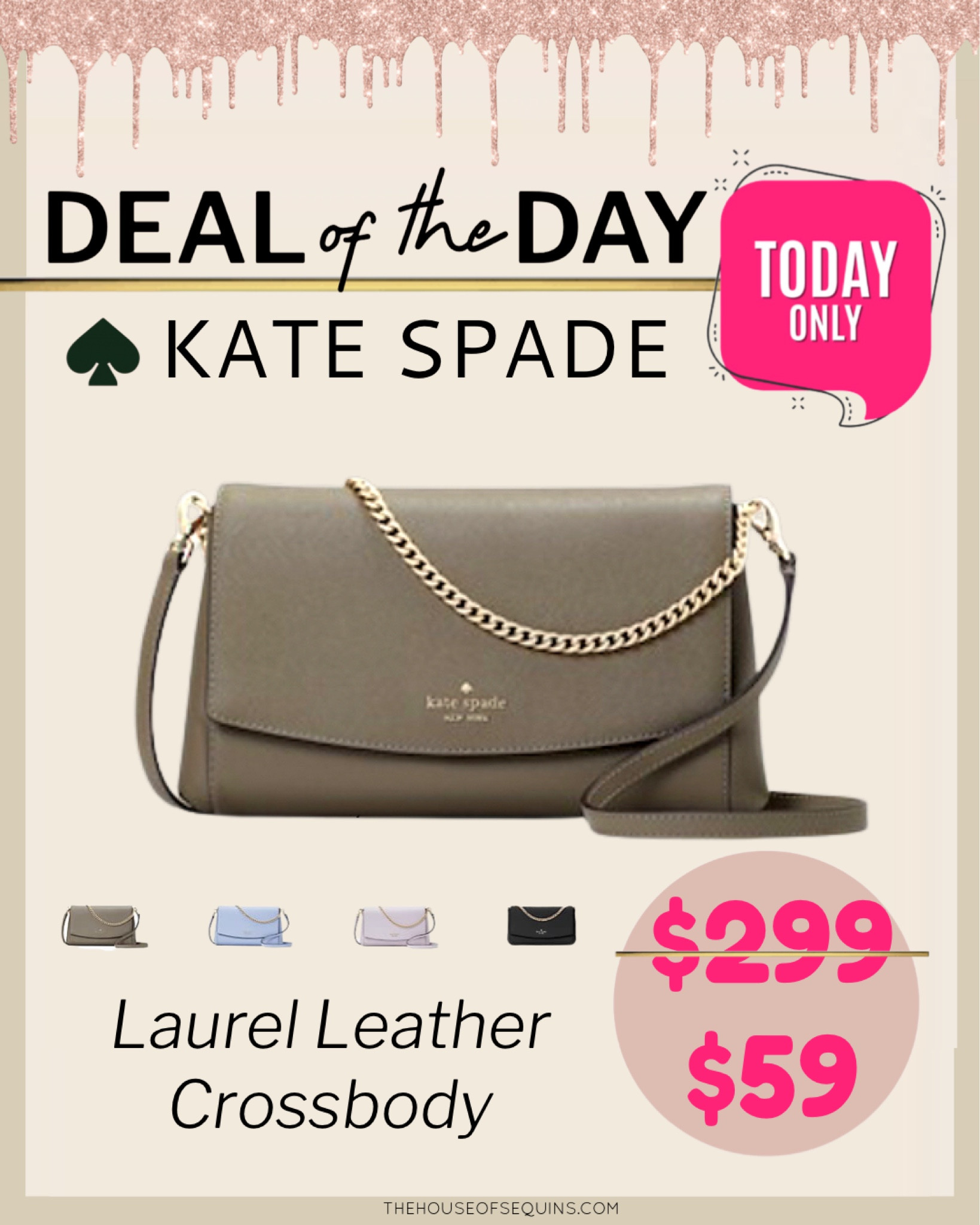 Kate Spade Laurel Way Greer Leather Crossbody