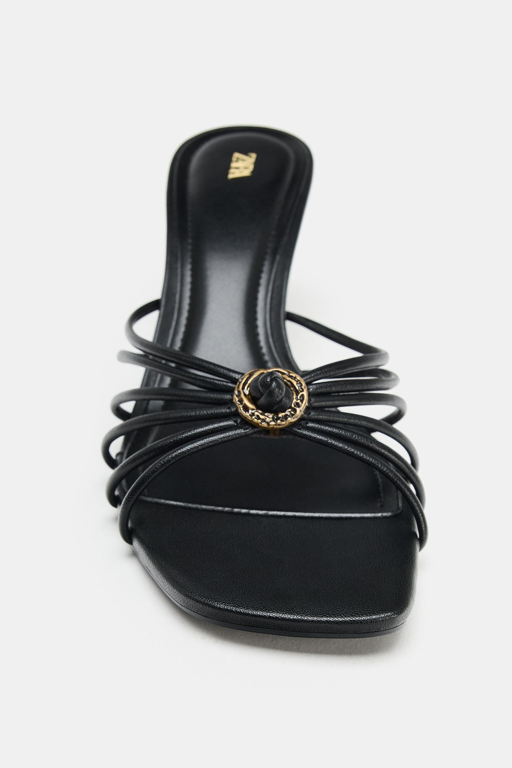 SANDALS WITH METAL DETAIL | Zara UK