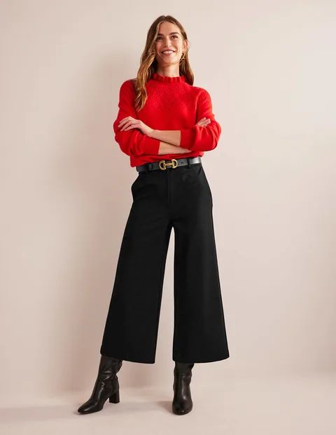 Wide-Leg Ponte Culottes | Boden (US)