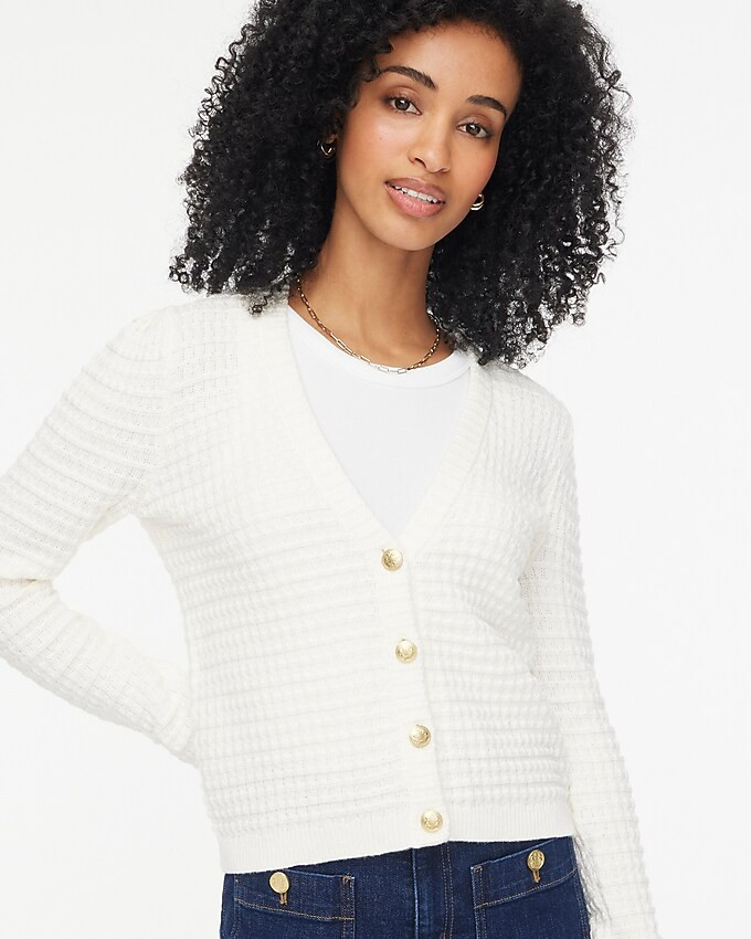Textured cardigan sweater | J.Crew Factory