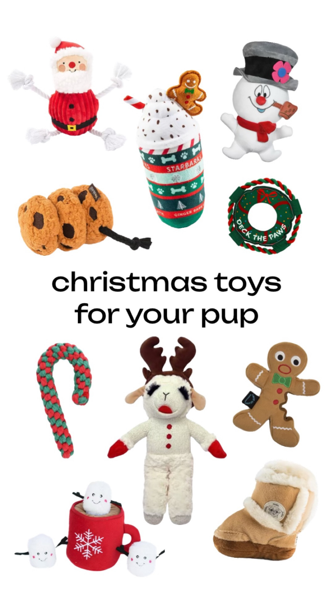 The perfect holiday toys for your pup! Would make such cute stocking stuffers too! 

Tags: holiday, Christmas, stocking stuffers, dog mom, puppy, amazon

#LTKHolidaySale #LTKGiftGuide #LTKHoliday