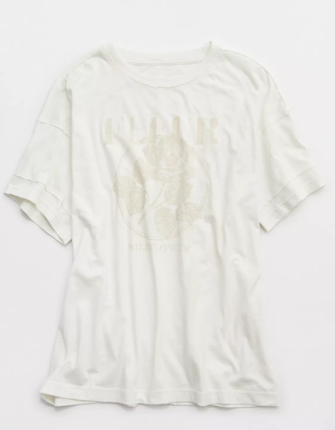 Aerie Crew Oversized Boyfriend T-Shirt | Aerie