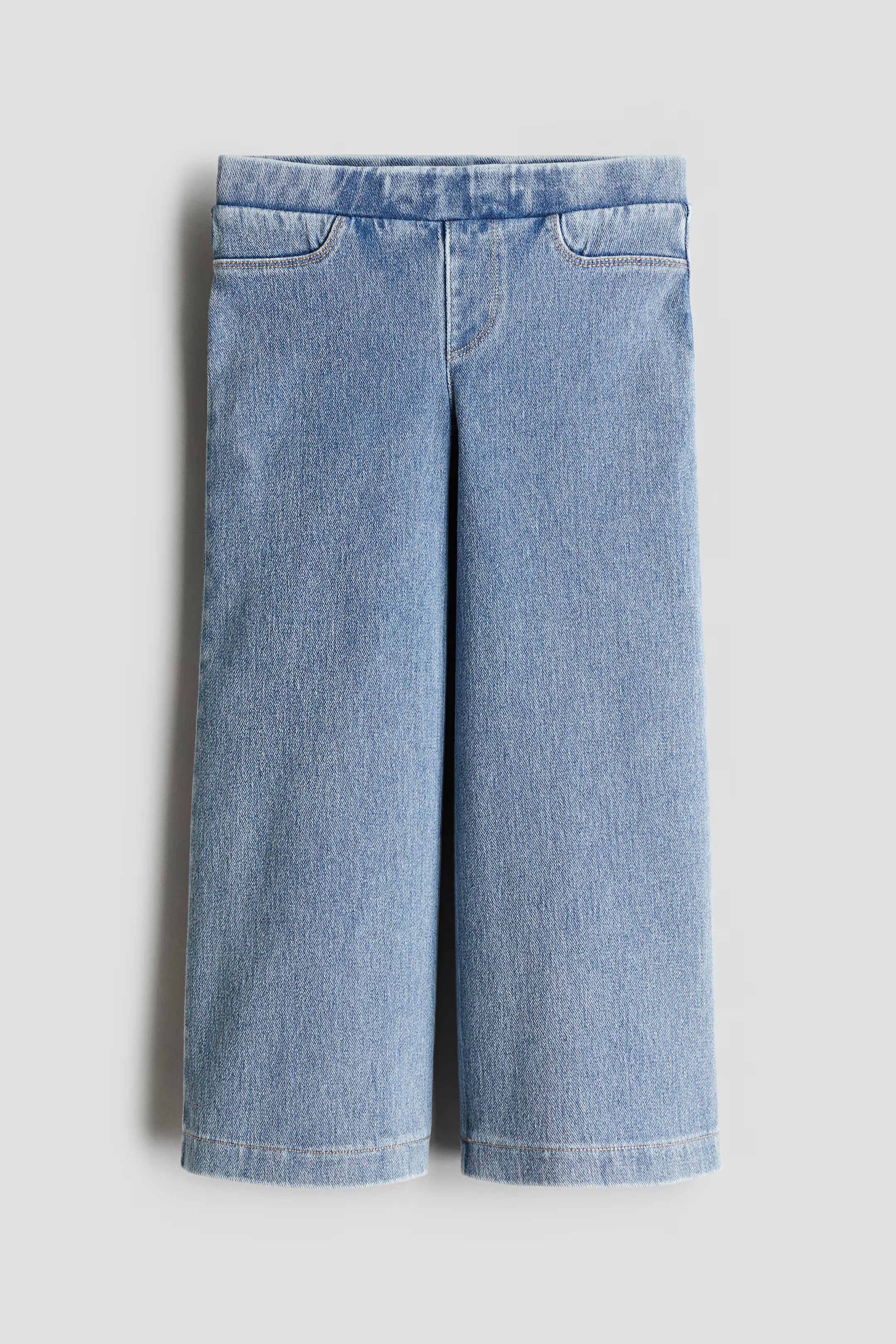 Wide Denim-look Pants | H&M (US + CA)
