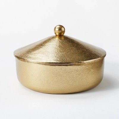 Short Brass Canister - Threshold&#8482; designed with Studio McGee | Target