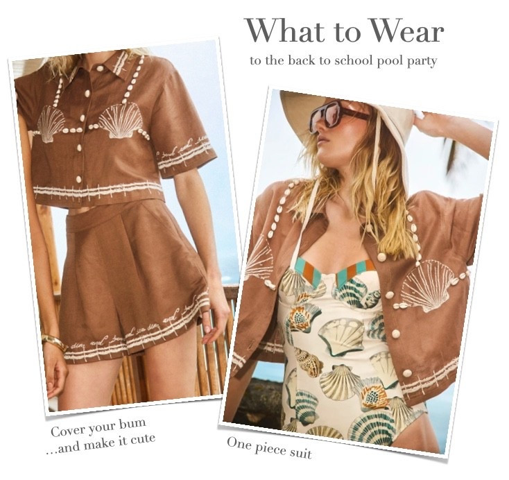 What to wear to the back to school pool party? Something cute and modest. Check out this look 😍

#LTKmomlife #LTKActive #LTKOver40
