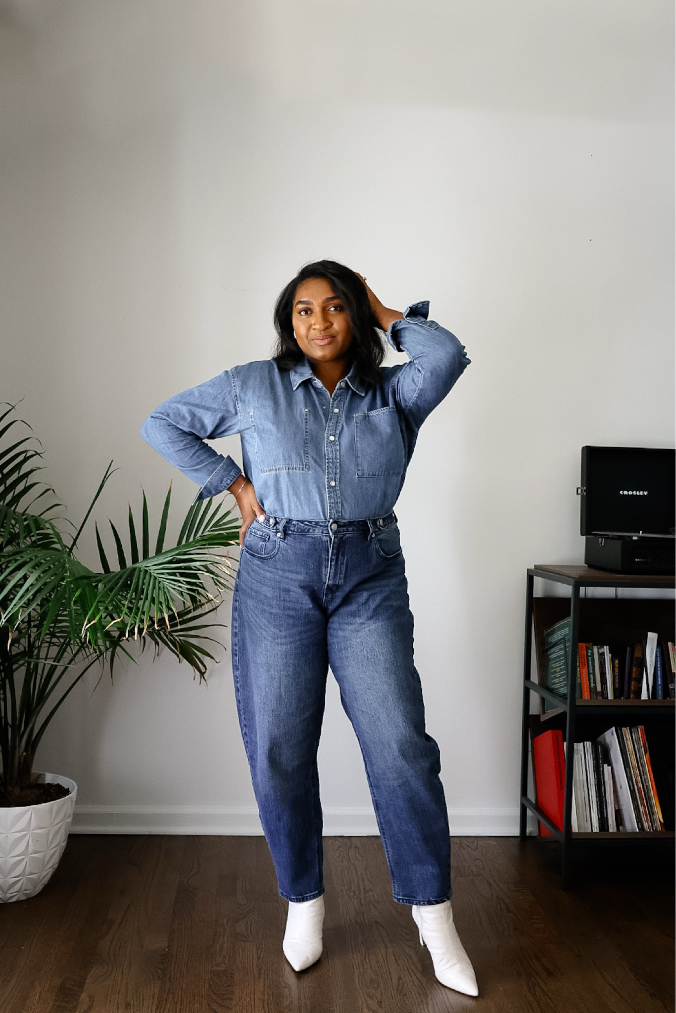 Denim on denim had me feeling like a cowgirl 😂💗

#LTKMidsize #LTKStyleTip #LTKSeasonal