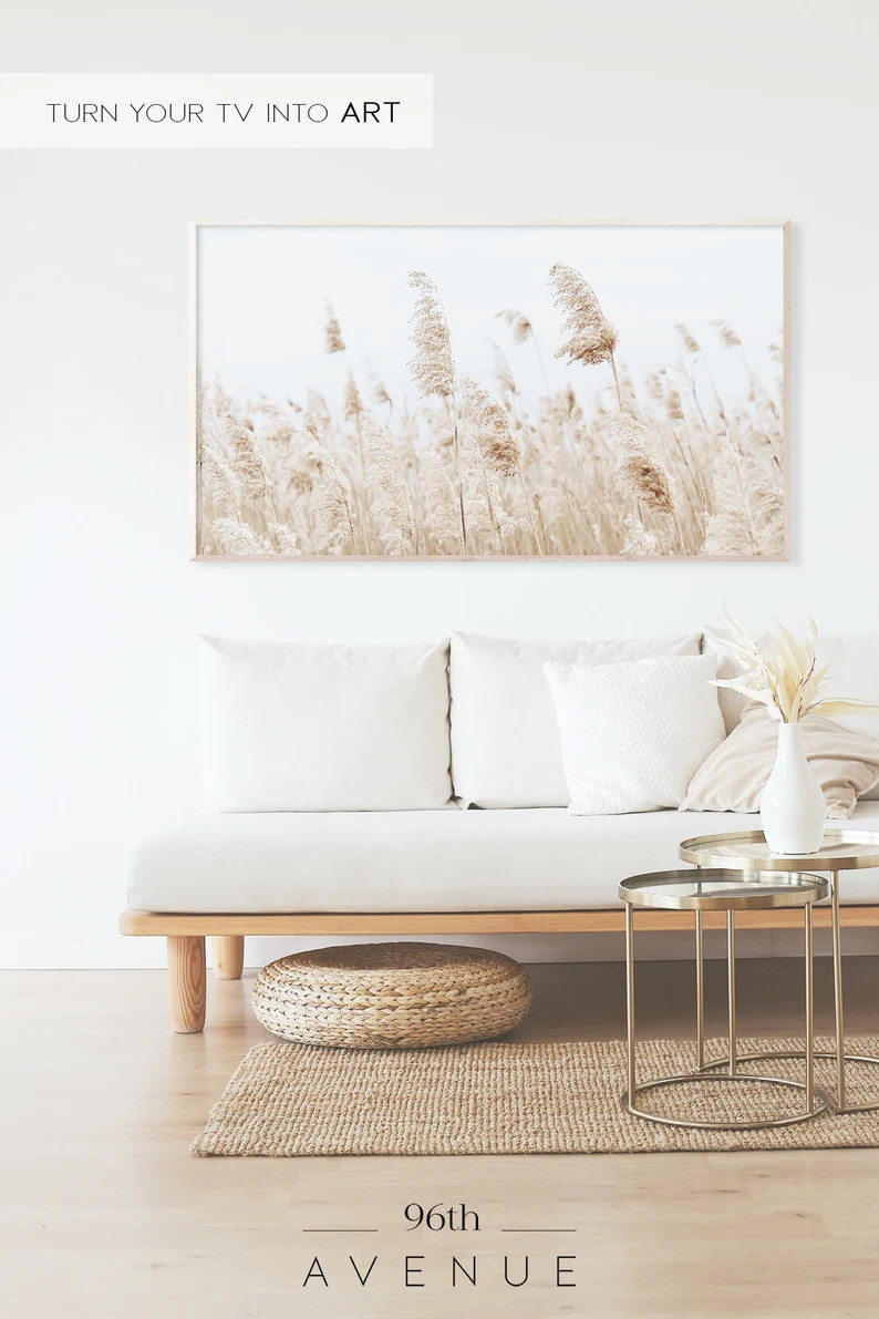 Samsung Frame Tv Art  Pampas Grass Frame Tv Art  Dried Grass - Etsy | Etsy (US)